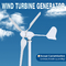 600W poziome turbiny wiatrowe Generatory wiatrowe z 3 ostrzami